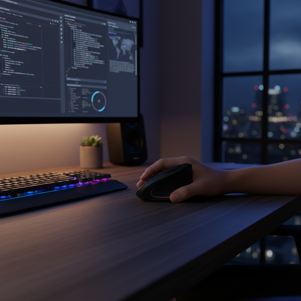 Ergonomic vertical mouse